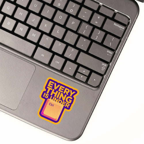 Everything Is Under Ctrl – Funny Keyboard Sticker